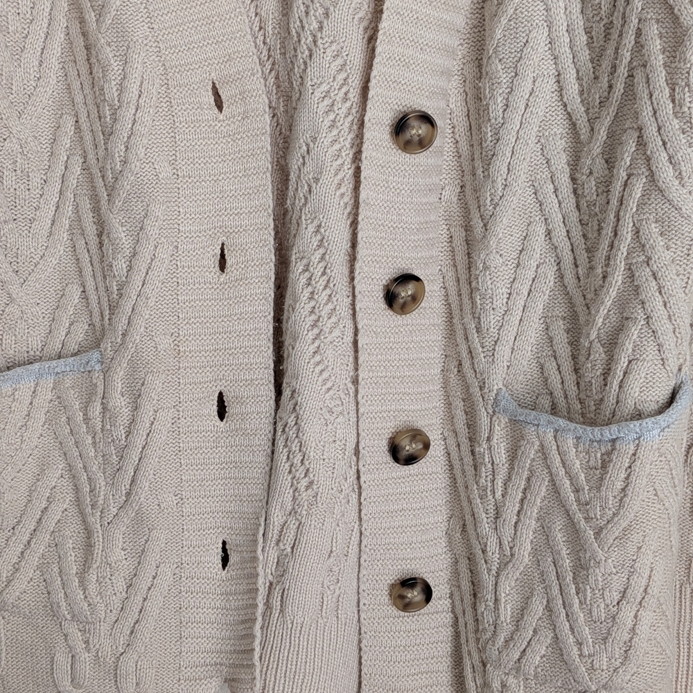Altar'd State Cream Cable Knit Cardigan - Picture 5 of 7